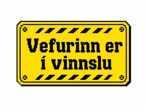 Vefurinn er í vinnslu
